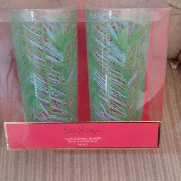Lilly Pulitzer Other - Lilly Pulitzer Acrylic HiBall Glasses